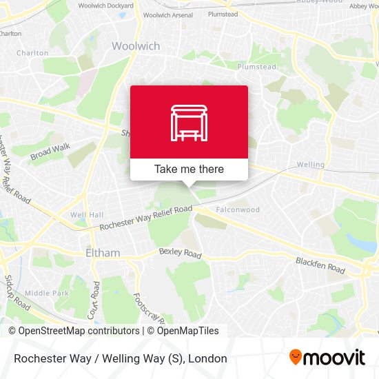 Rochester Way / Welling Way (S) map
