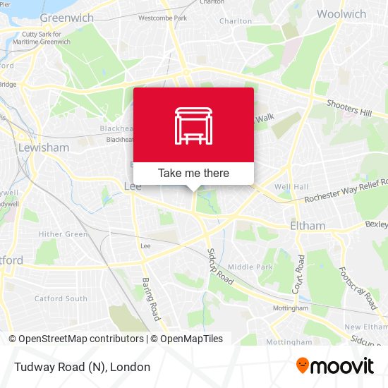 Tudway Road (N) map