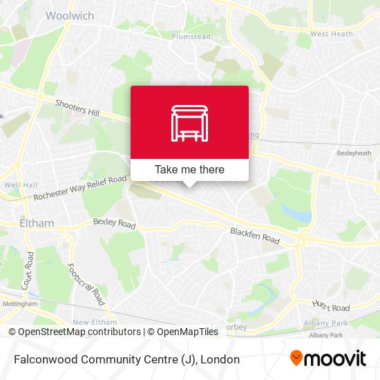 Falconwood Community Centre (J) map