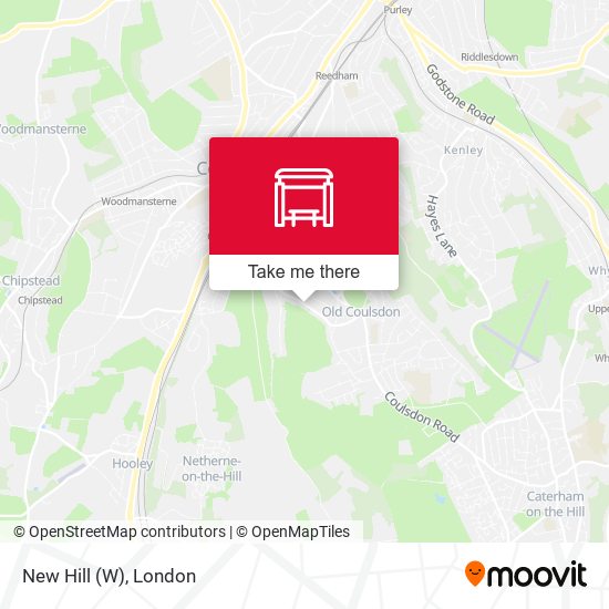 New Hill (W) map
