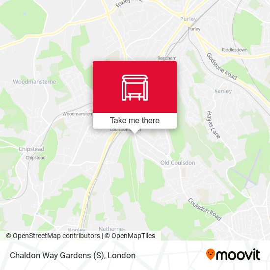 Chaldon Way Gardens (S) map