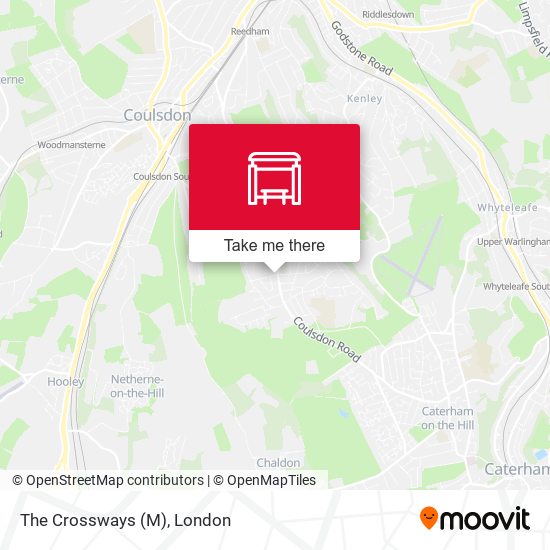 The Crossways (M) map