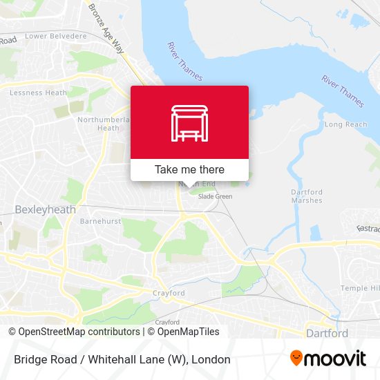 Bridge Road / Whitehall Lane map