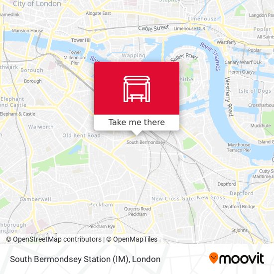 South Bermondsey Station (IM) map