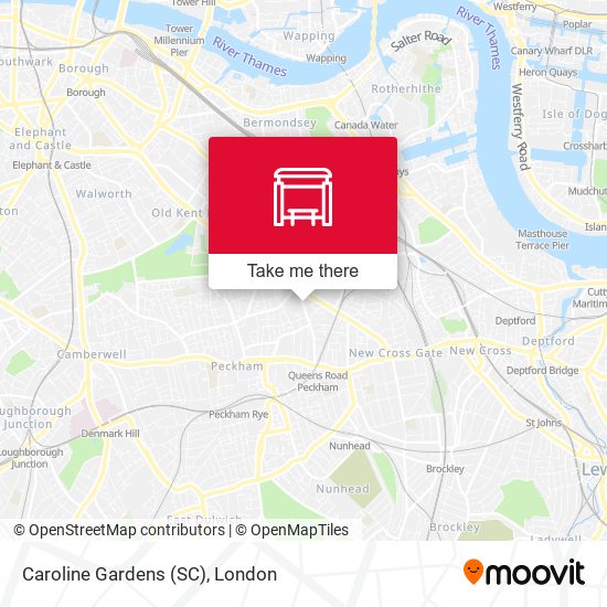 Caroline Gardens (SC) map