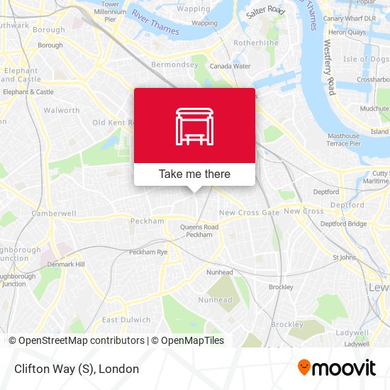 Clifton Way (S) map
