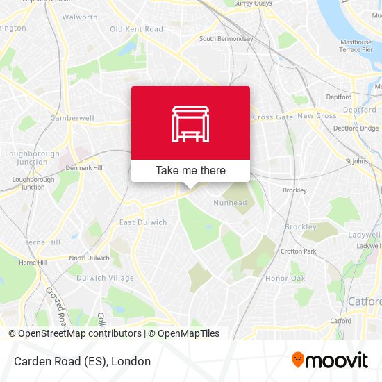 Carden Road (ES) map