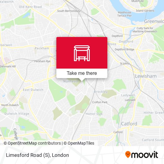 Limesford Road (S) map
