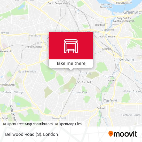 Bellwood Road (S) map