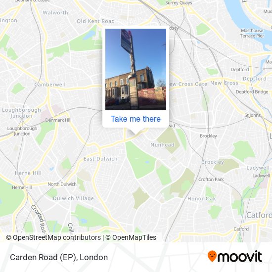Carden Road (EP) map