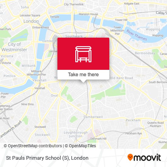 St Pauls Primary School map