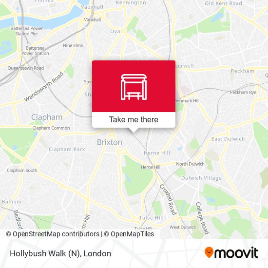 Hollybush Walk (N) map