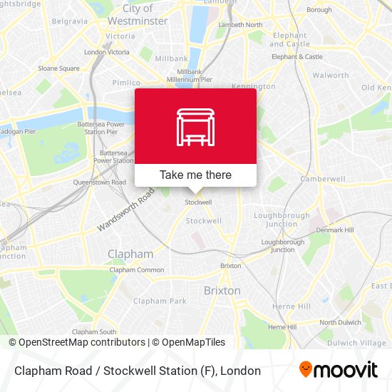 Clapham Road / Stockwell Station (F) map