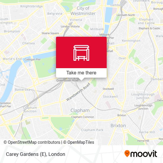 Carey Gardens (E) map