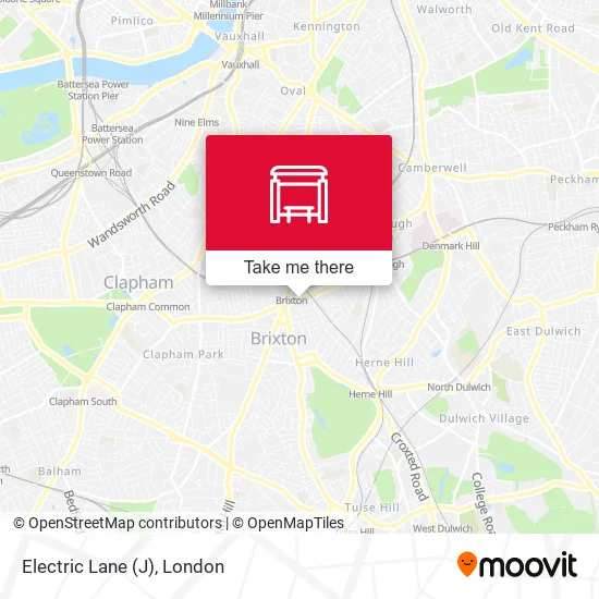 Electric Lane (J) map