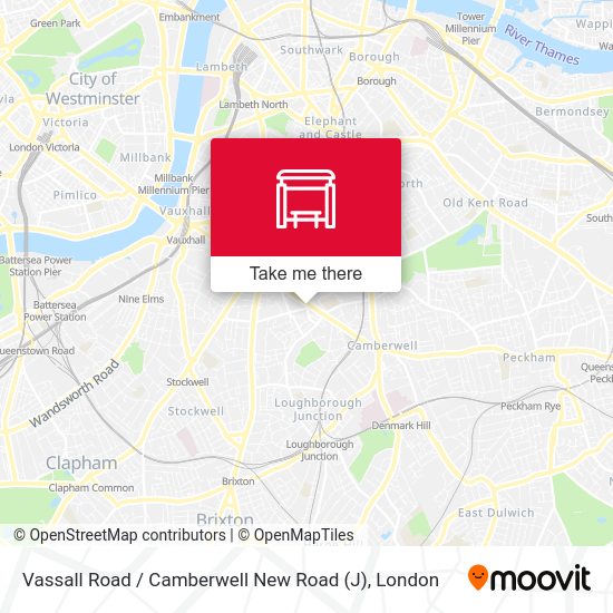 Vassall Road / Camberwell New Road (J) map