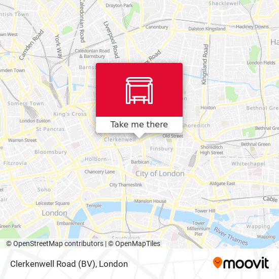 Clerkenwell Road (BV) map