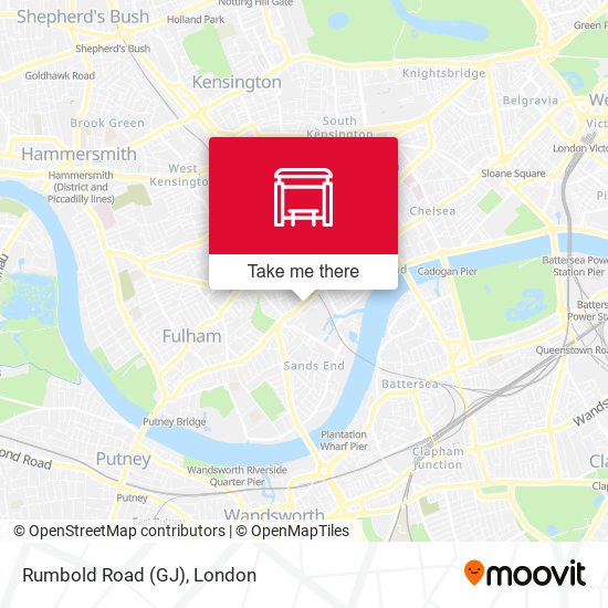 Rumbold Road (GJ) map