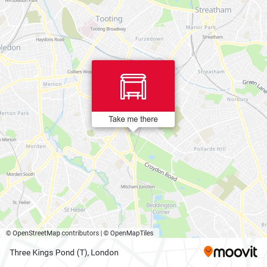 Three Kings Pond map