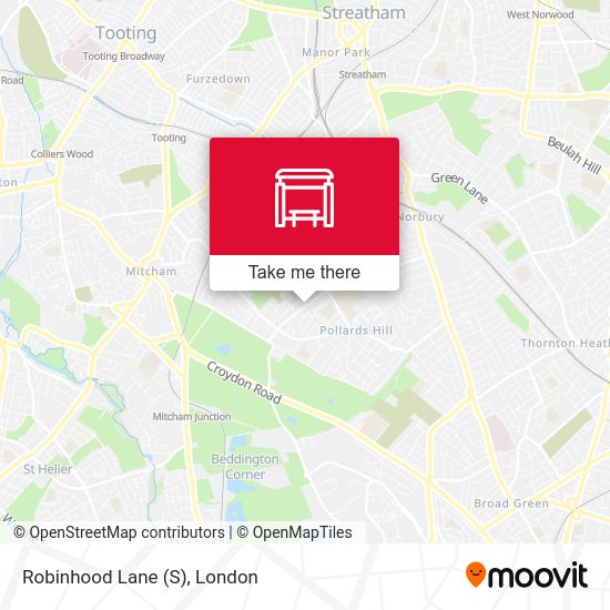Robinhood Lane (S) map