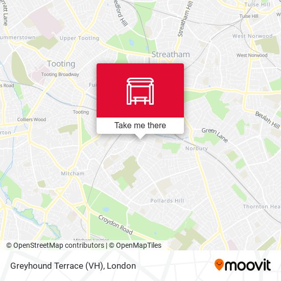 Greyhound Terrace (VH) map