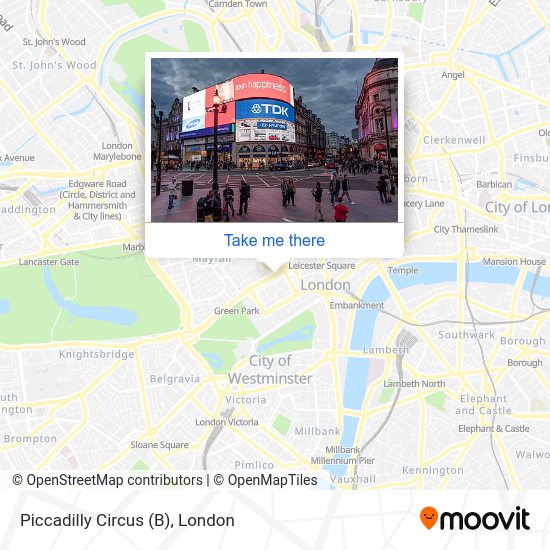 Piccadilly Circus (B) map