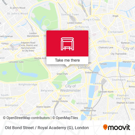 Old Bond Street / Royal Academy (G) map