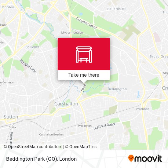 Beddington Park (GQ) map