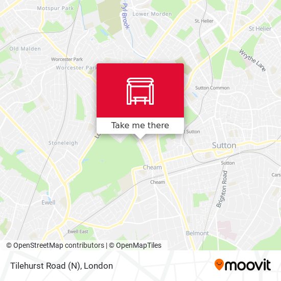 Tilehurst Road (N) map
