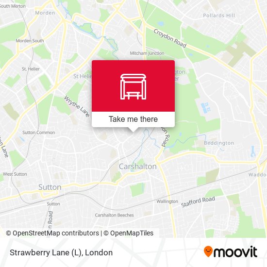 Strawberry Lane map