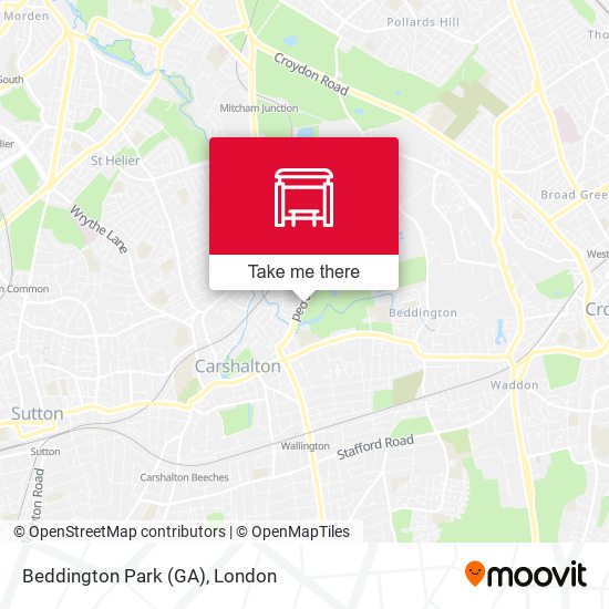 Beddington Park (GA) map