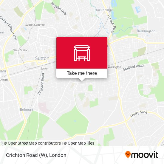 Crichton Road (W) map