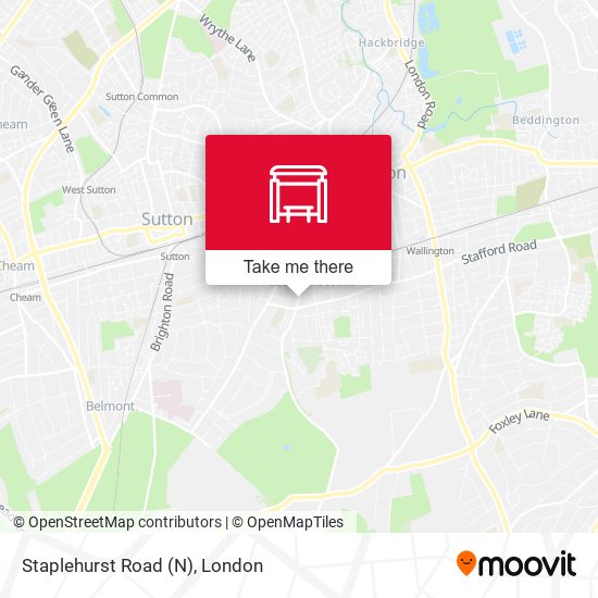 Staplehurst Road (N) map