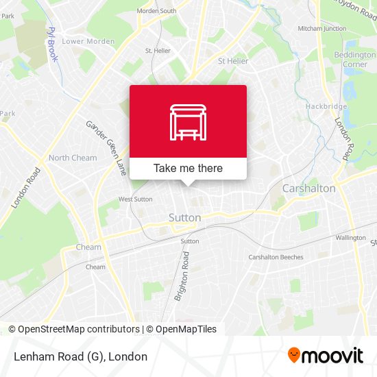 Lenham Road (G) map