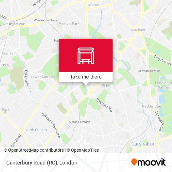 Canterbury Road (RC) map