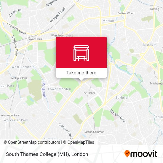 South Thames College (MH) map