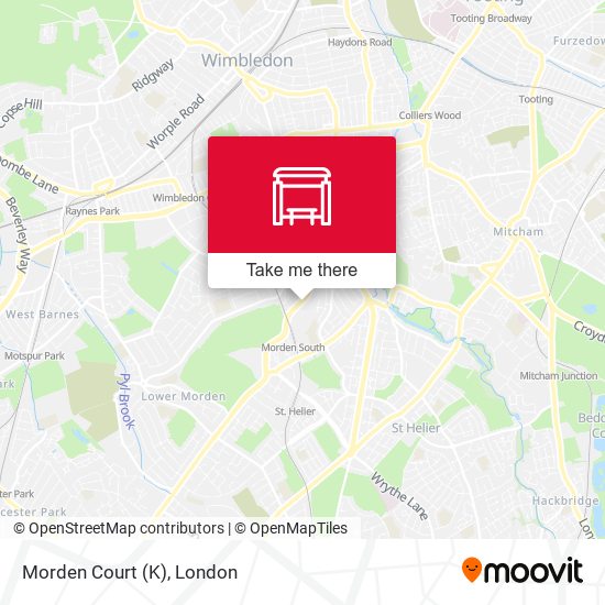 Morden Court (K) map