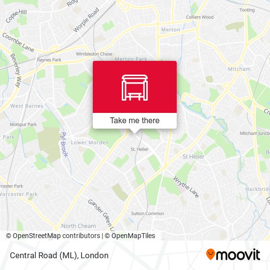 Central Road (ML) map