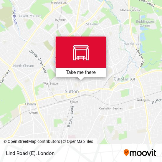 Lind Road (E) map
