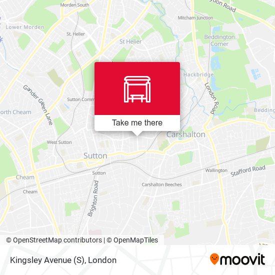 Kingsley Avenue (S) map