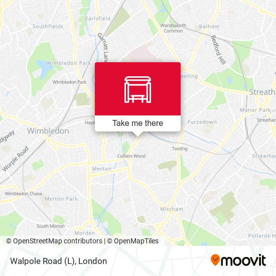 Walpole Road (L) map