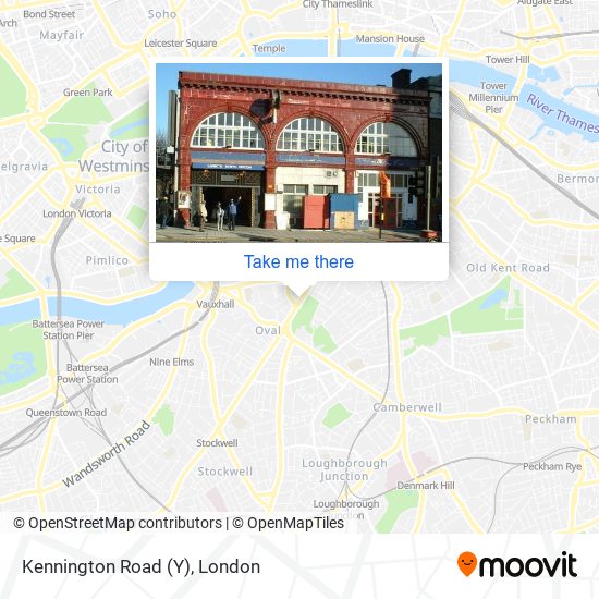 Kennington Road (Y) map