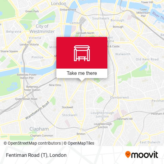 Fentiman Road (T) map
