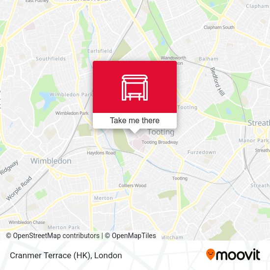 Cranmer Terrace (HK) map