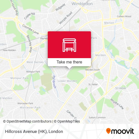 Hillcross Avenue (HK) map