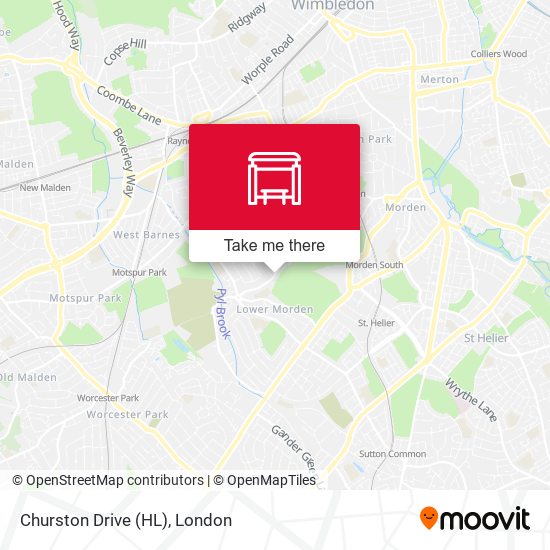 Churston Drive (HL) map