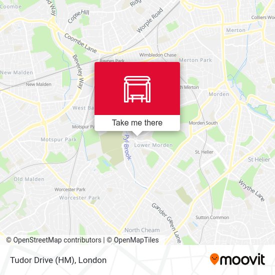 Tudor Drive (HM) map