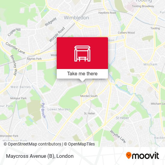 Maycross Avenue (B) map