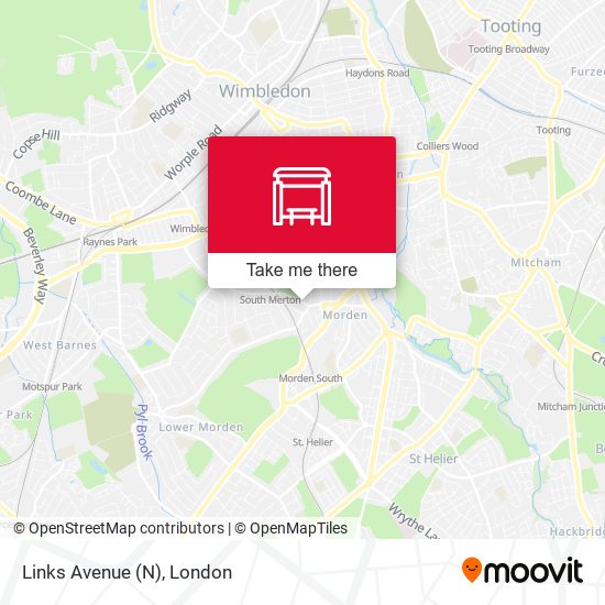 Links Avenue (N) map