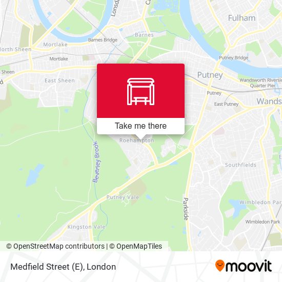 Medfield Street (E) map